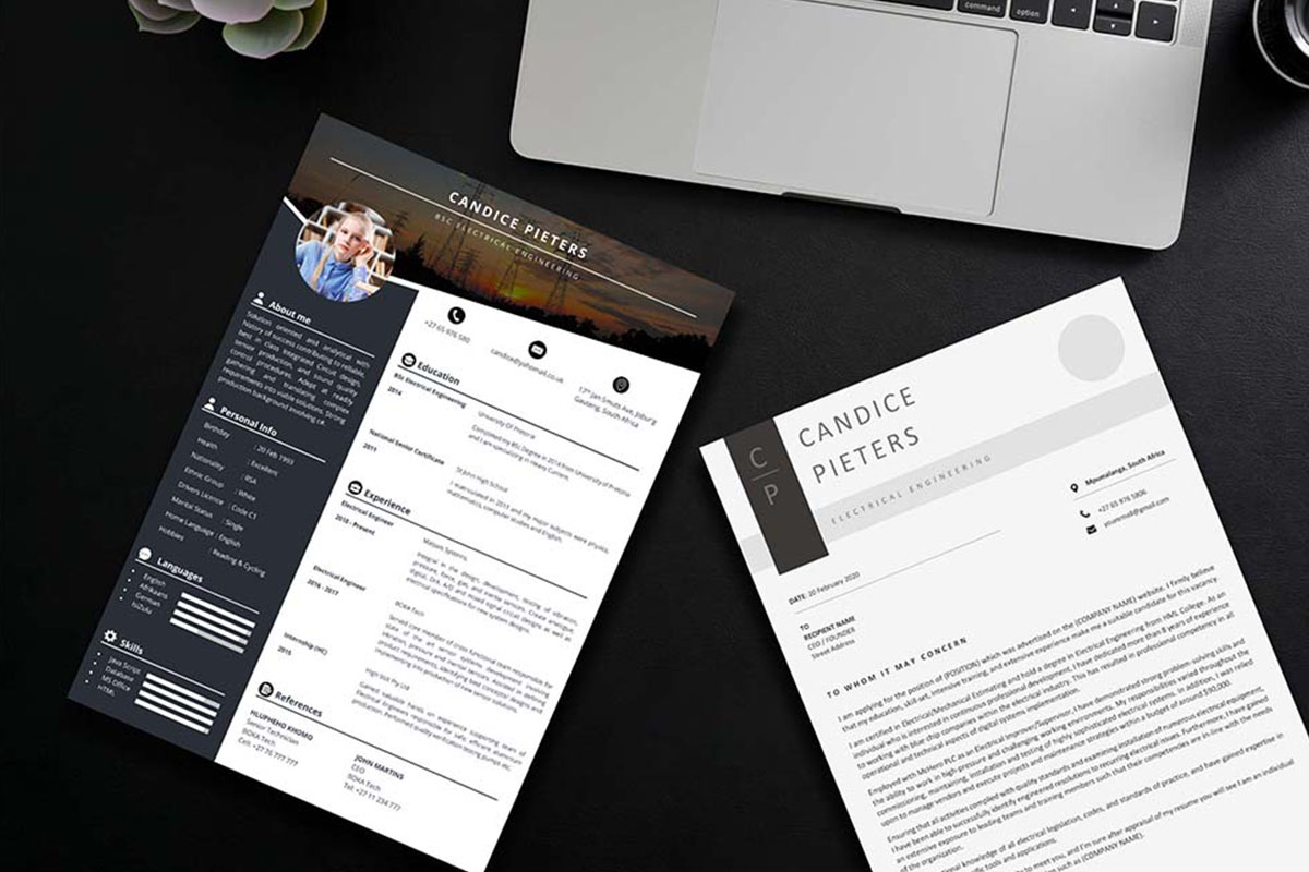 Junior Electrical Eng CV Design Preview 2 - Student Cycle